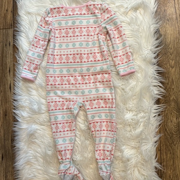 Toddler Girl Carter’s 2T Penguin Winter Pajamas Lot - Picture 7 of 15